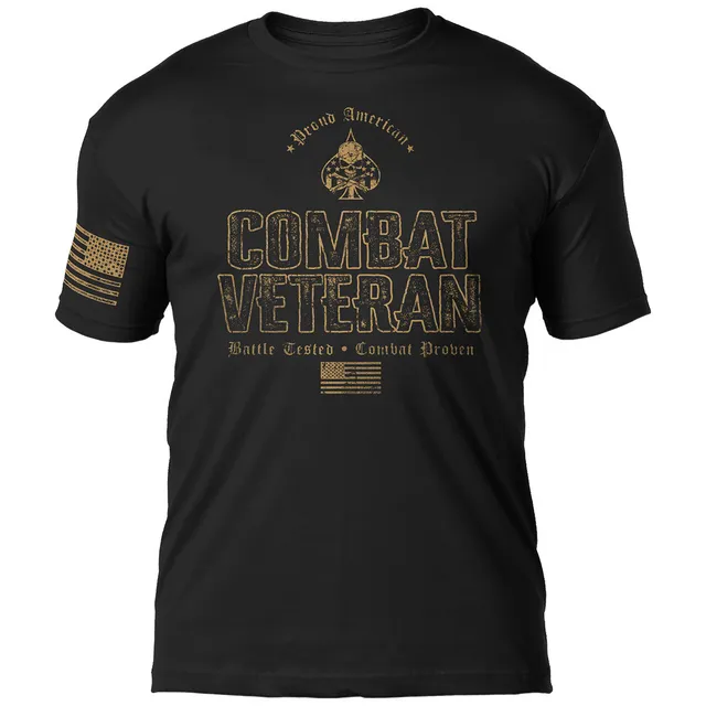 7.62 Design Combat Veteran T-Shirt Maglietta L Nera Cotone