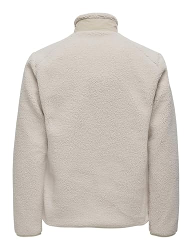 ONLY & SONS Giacca Uomo Onsdallas Sherpa Pile Nero