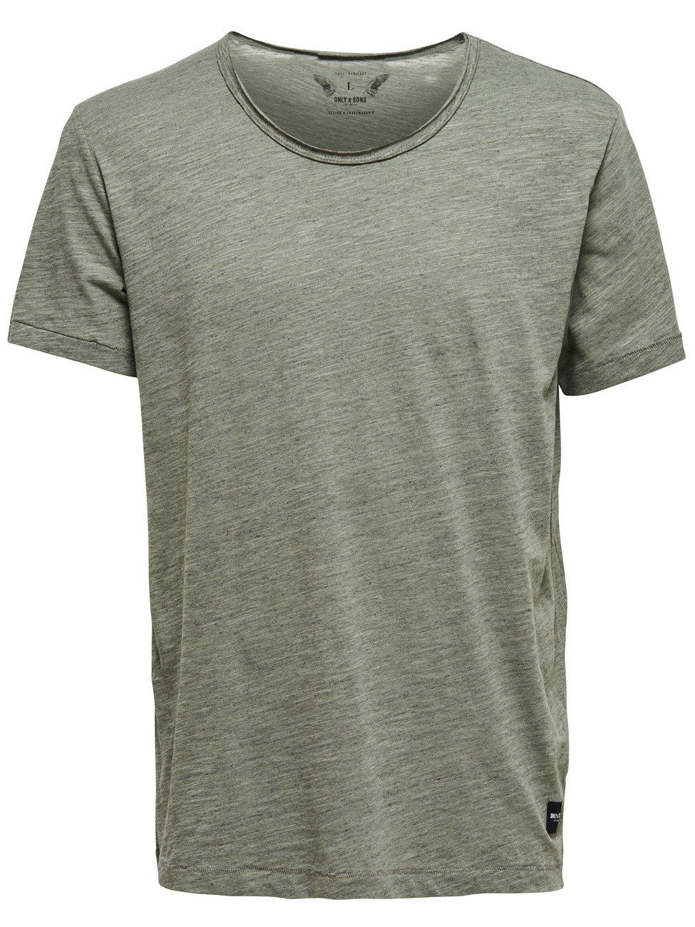 Only & Sons T-Shirt Uomo M Aegean Blue Girocollo