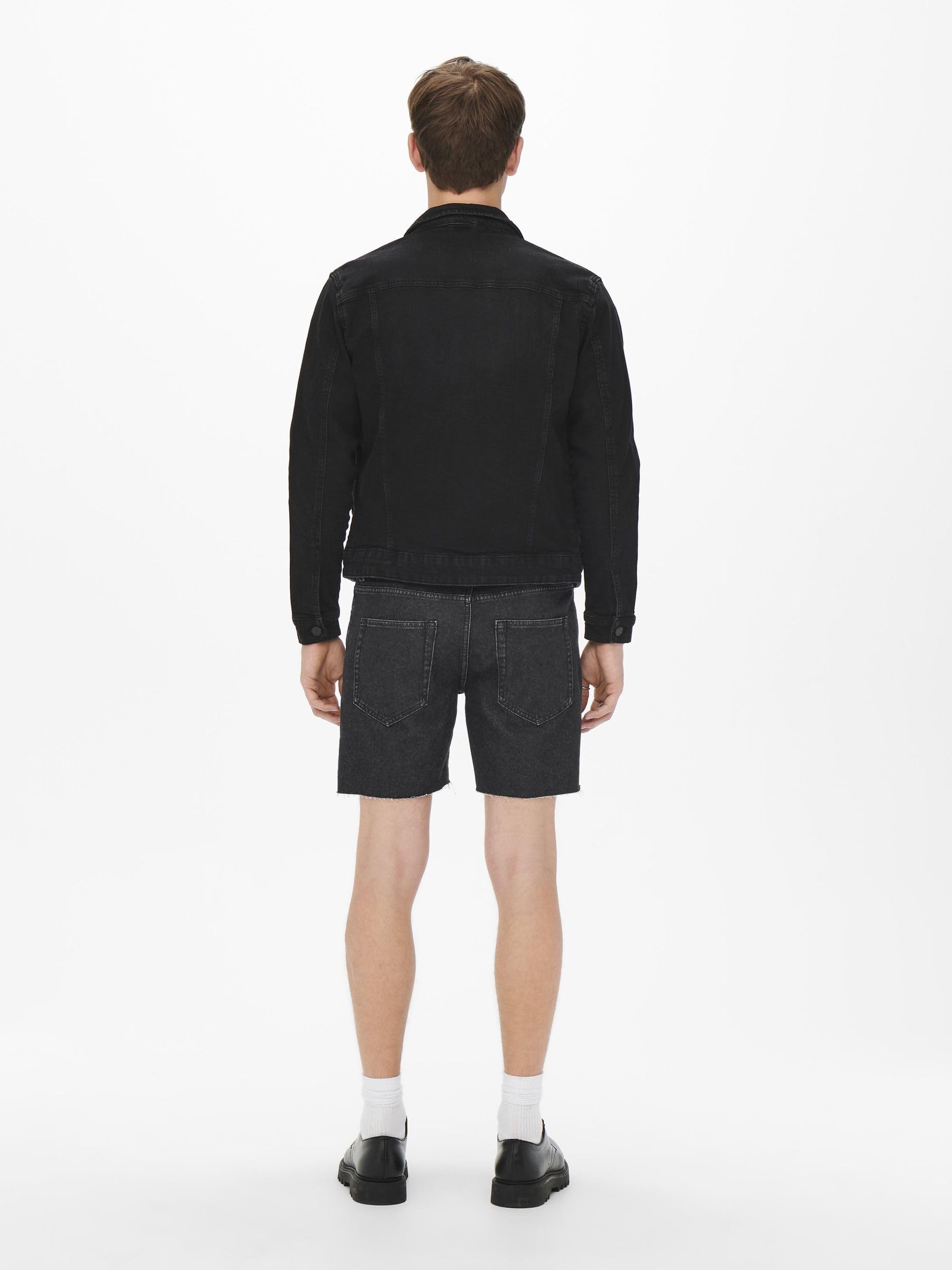 Only & Sons Pantaloncini jeans uomo L 100% cotone