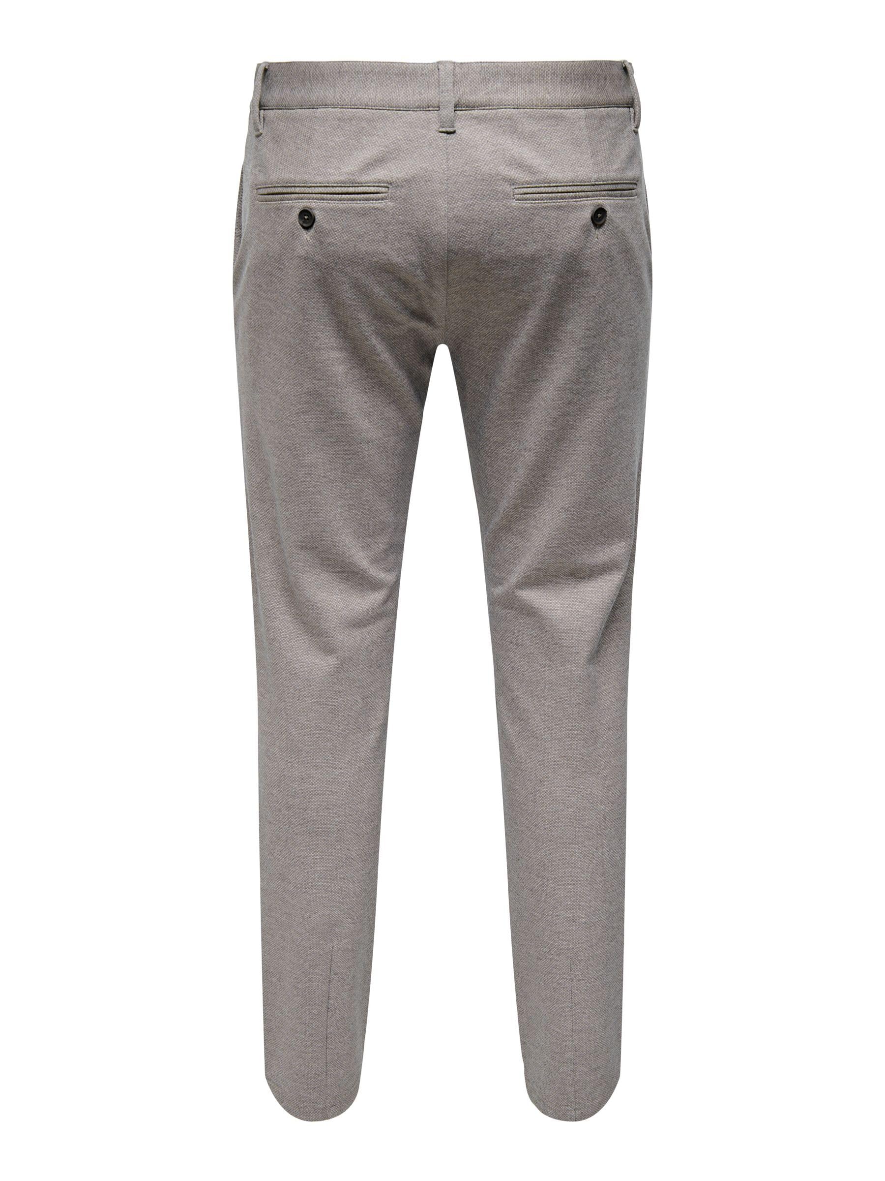 Only & Sons Onsmark Pantaloni Chino Uomo Tapered Nero 34/32