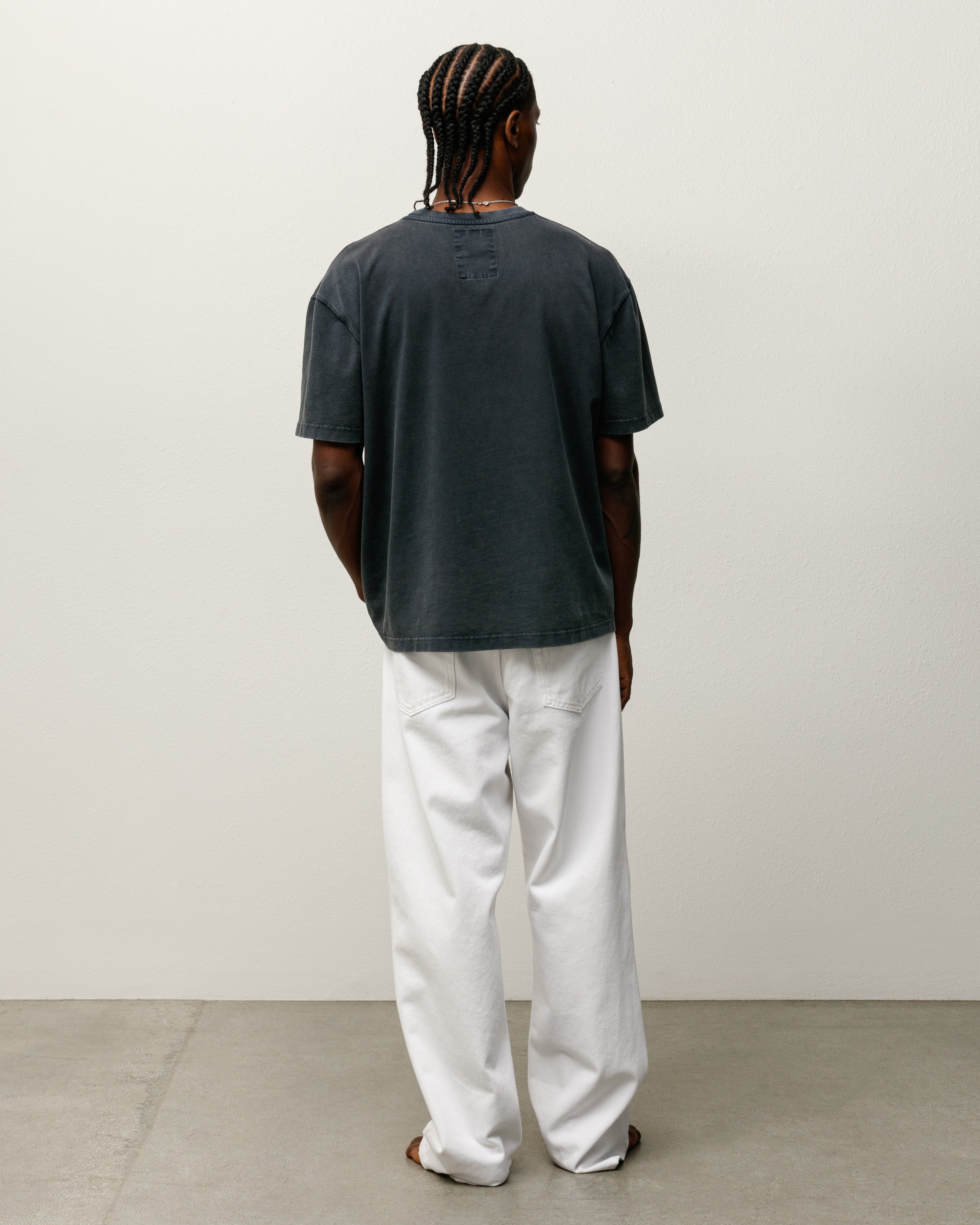 Stussy Garment Dyed SS Tee Maglietta Faded Black 260gsm
