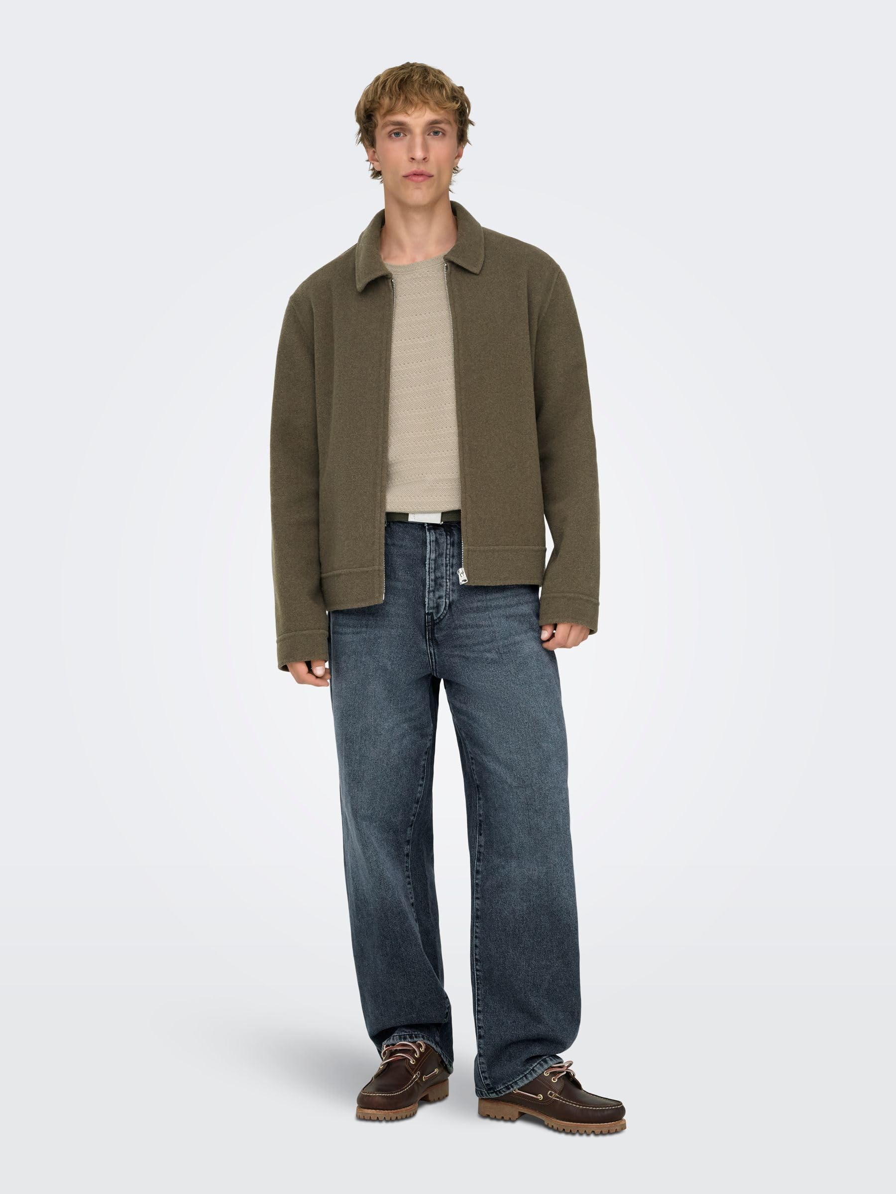 ONLY & SONS Onsdenzel Wool Giacca Uomo Lana XXL