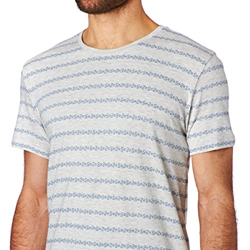 ONLY & SONS Onsmort Jaquard O-Neck t-shirt L Night Sky cotone