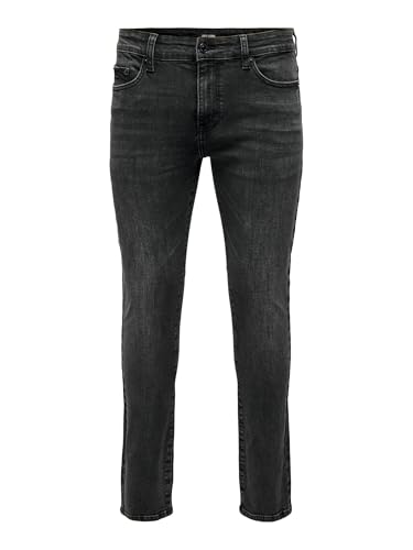 Only & Sons Jeans Slim Fit Vita Media 30W 34L Azzurro