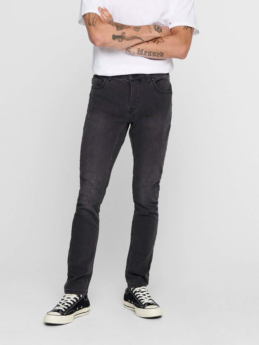ONLY & SONS Jeans Uomo Slim Stretch Comfort Blu