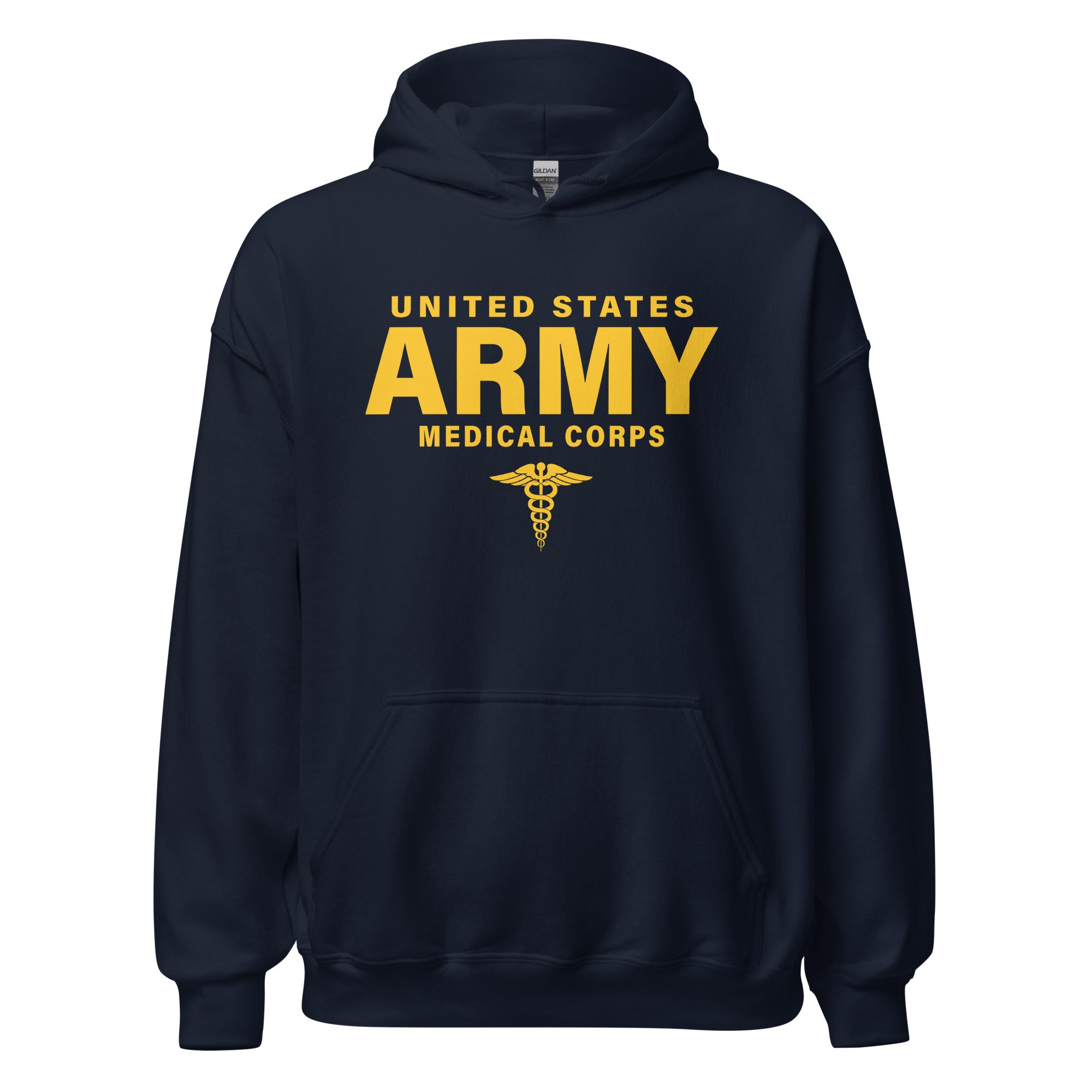 7.62 Design Army Medical Corps felpa uomo cappuccio cotone
