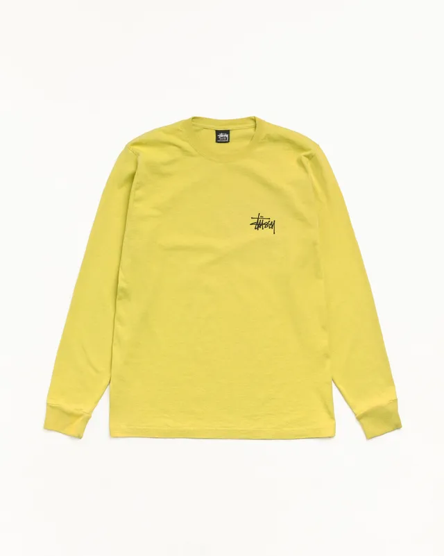 Stussy Basic maglietta manica lunga palm cotone 6,5 oz