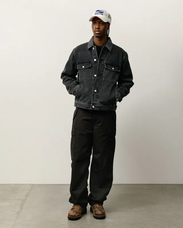 Stussy Cargo Pant Pantaloni Black Cotone Ripstop