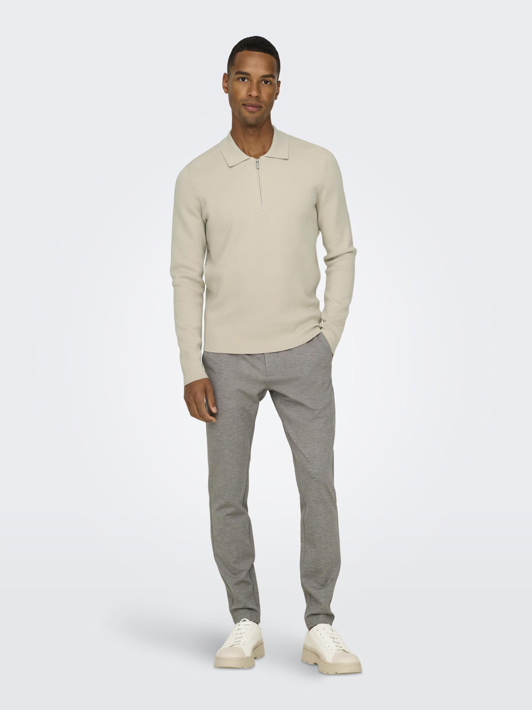 Only & Sons Chino 28W/32L pantaloni uomo blu navy