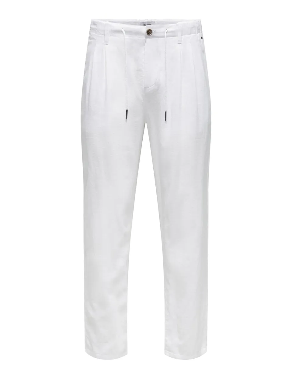ONLY & SONS Onsleo 0048 Pantaloni Crop Lino 36W/32L