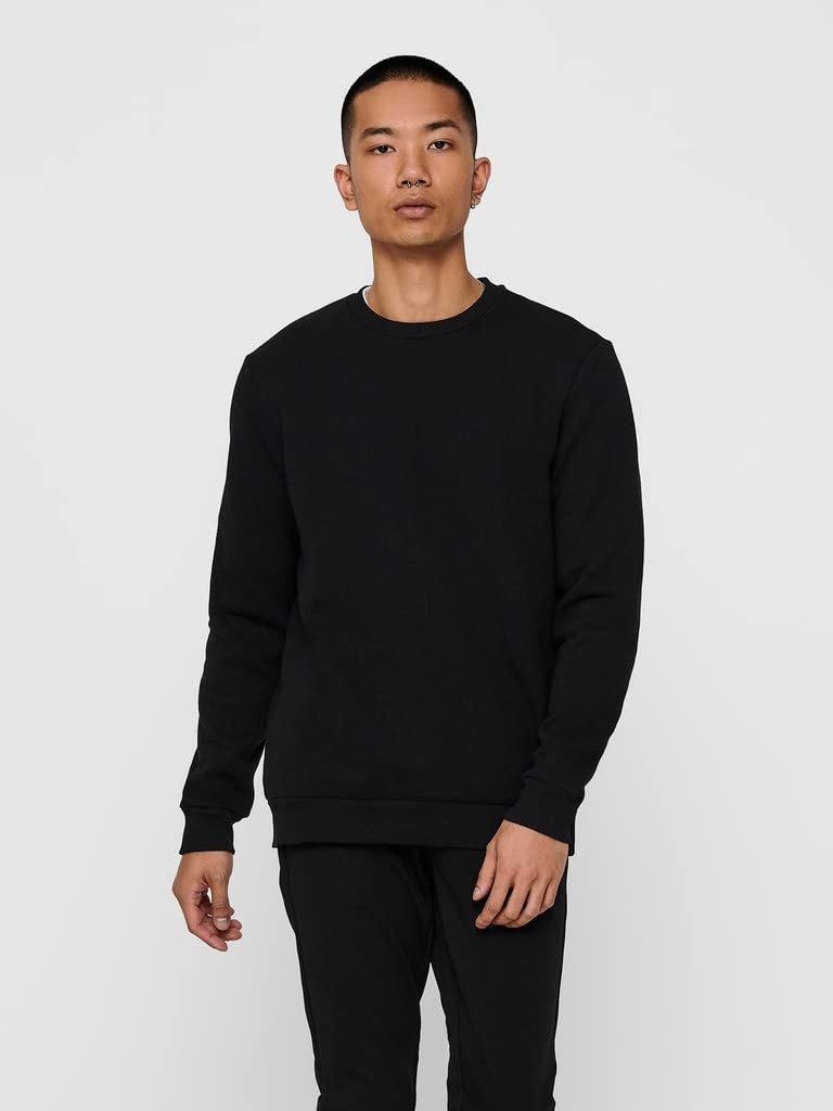 ONLY & SONS Ceres Felpa Maglione Uomo Basic Regular XL Cotone