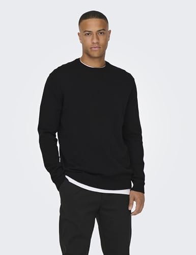 ONLY & SONS Onsalex 12 Pullover Uomo Black XXL girocollo