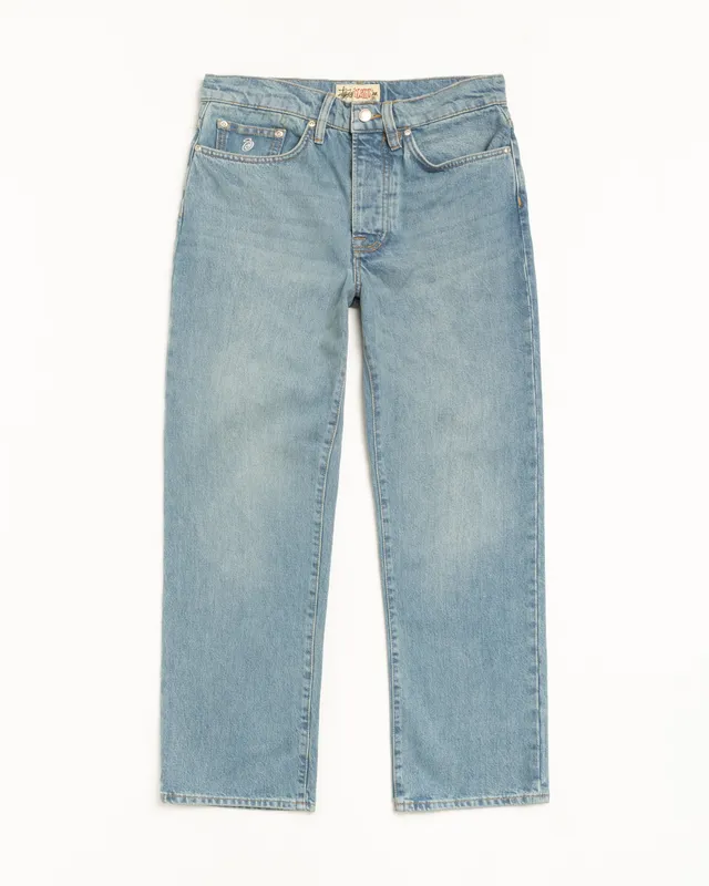 Stussy Classic Jean Denim jeans blu slavato 100% cotone