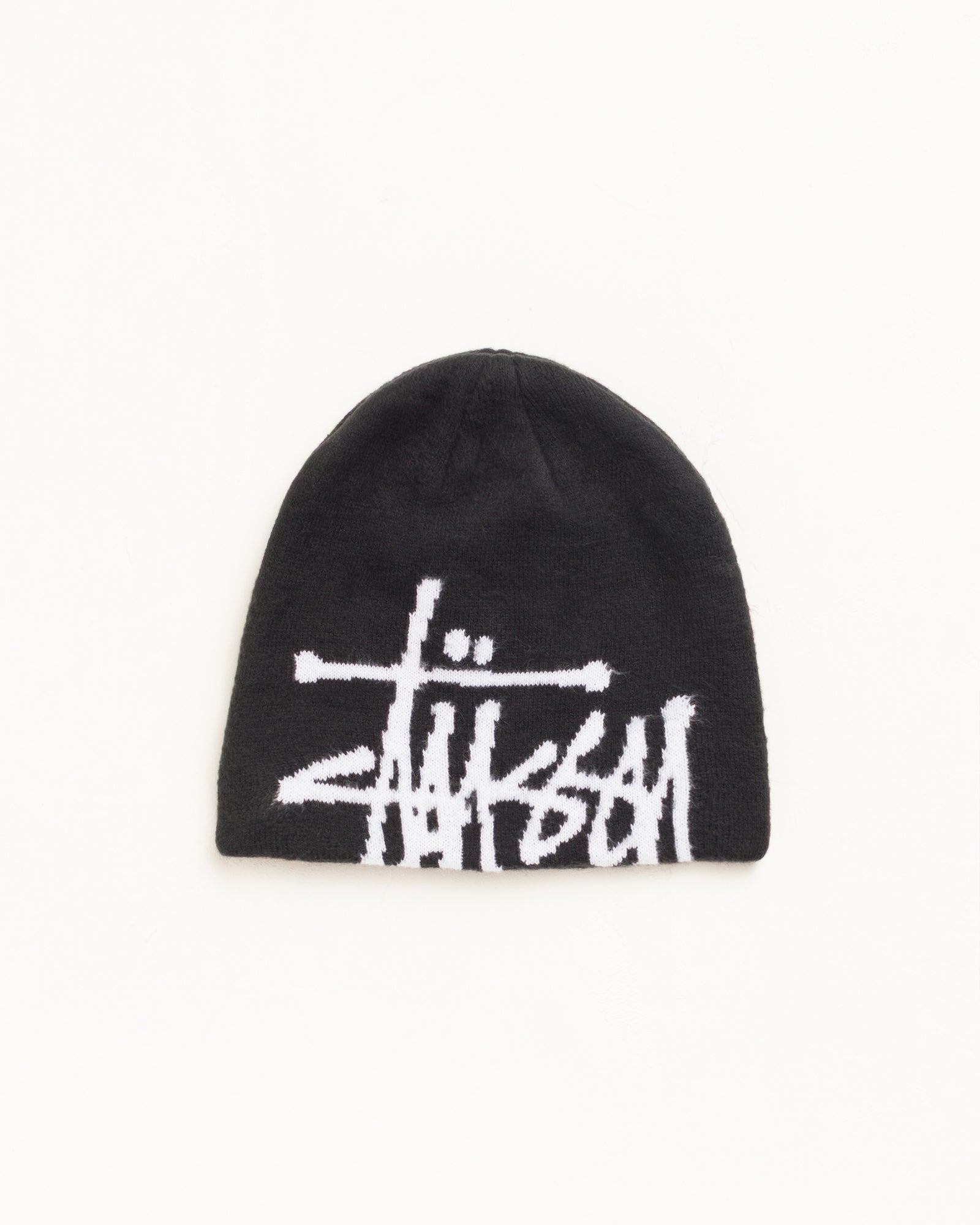 Stussy Skullcap Basic berretto nero jacquard acrilico