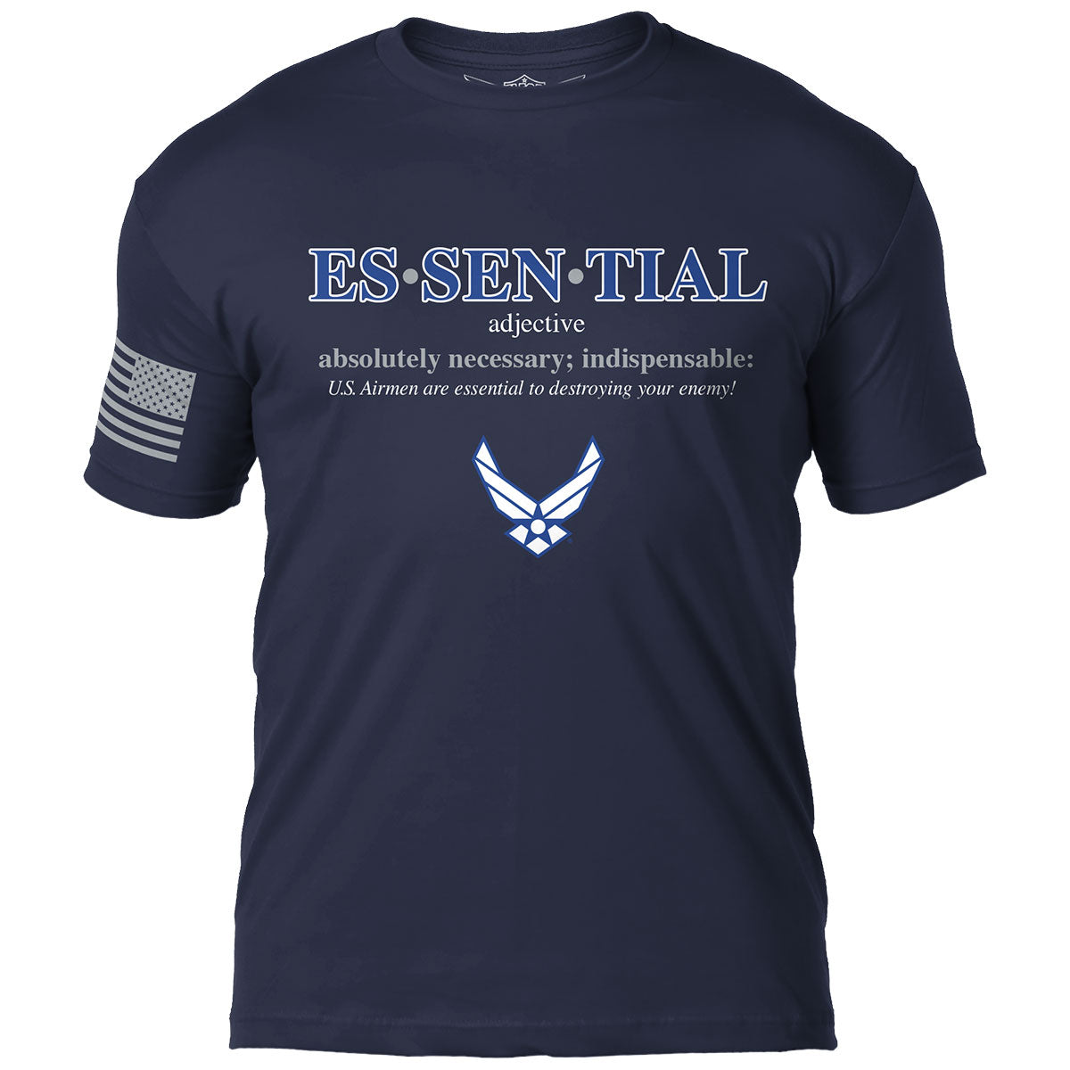 7.62 Design Essential US Air Force maglietta uomo navy cotone