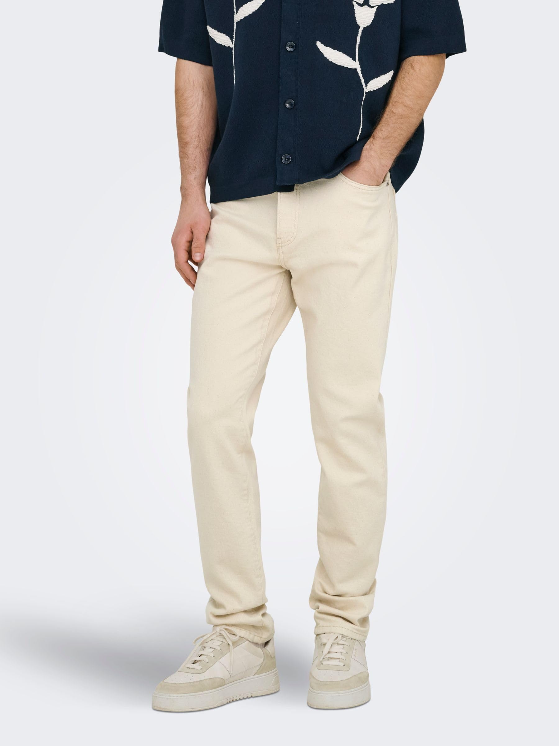 Only & Sons Onsyoke Tapered Ecru 7315 Jeans 30W/30L chiari