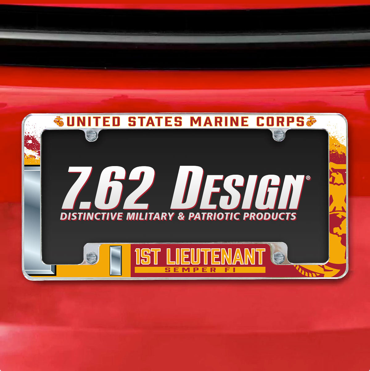 7.62 Design Marine Corps O-2 portatarga cromato