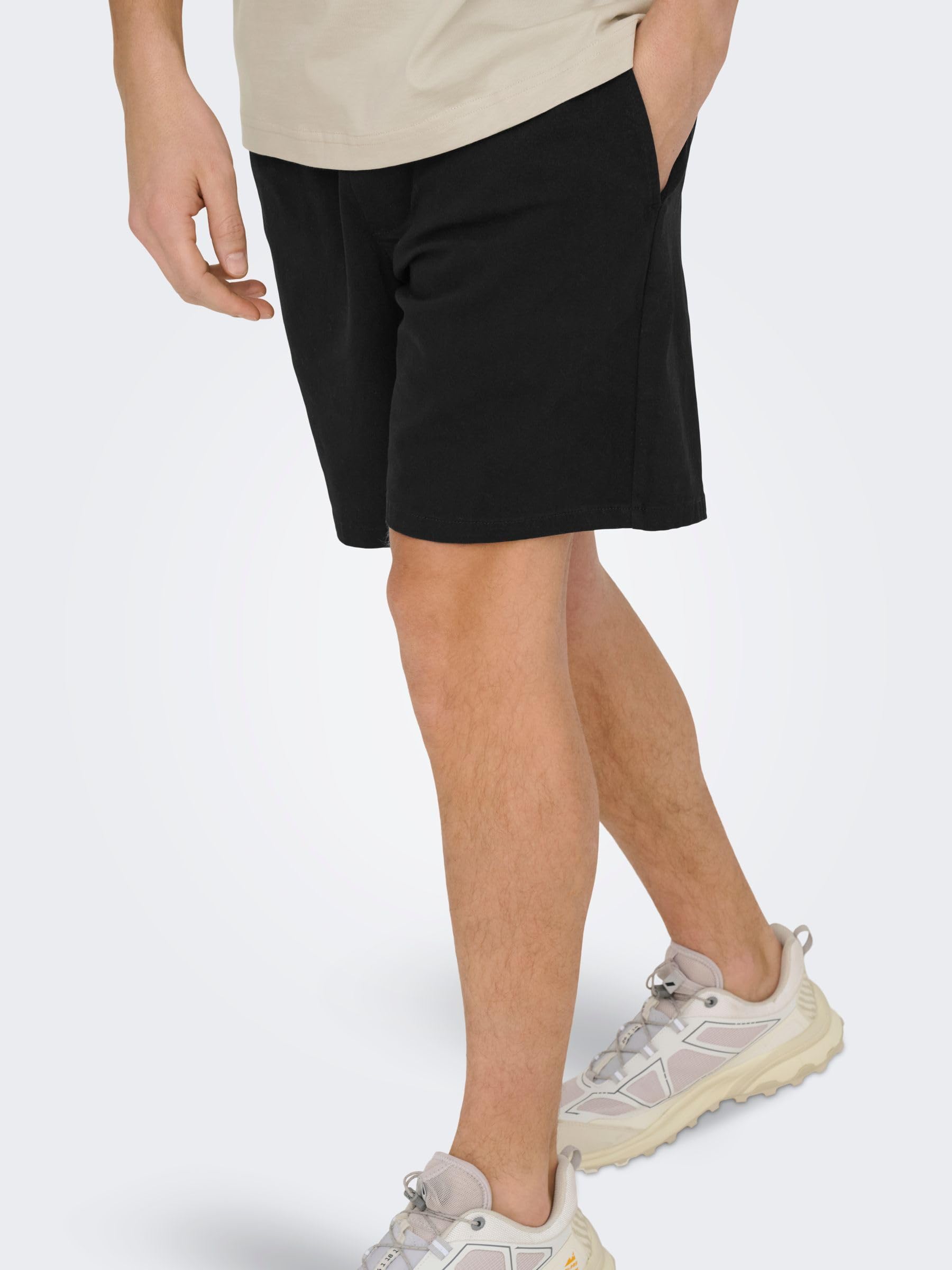 Only & Sons Onstel 0241 Noos Shorts Uomo Nero