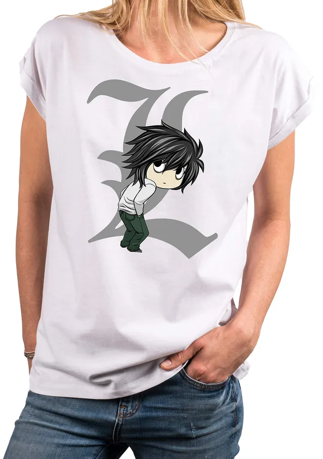 Makaya Death by Ryuk T-Shirt Donna Nero taglia S cotone