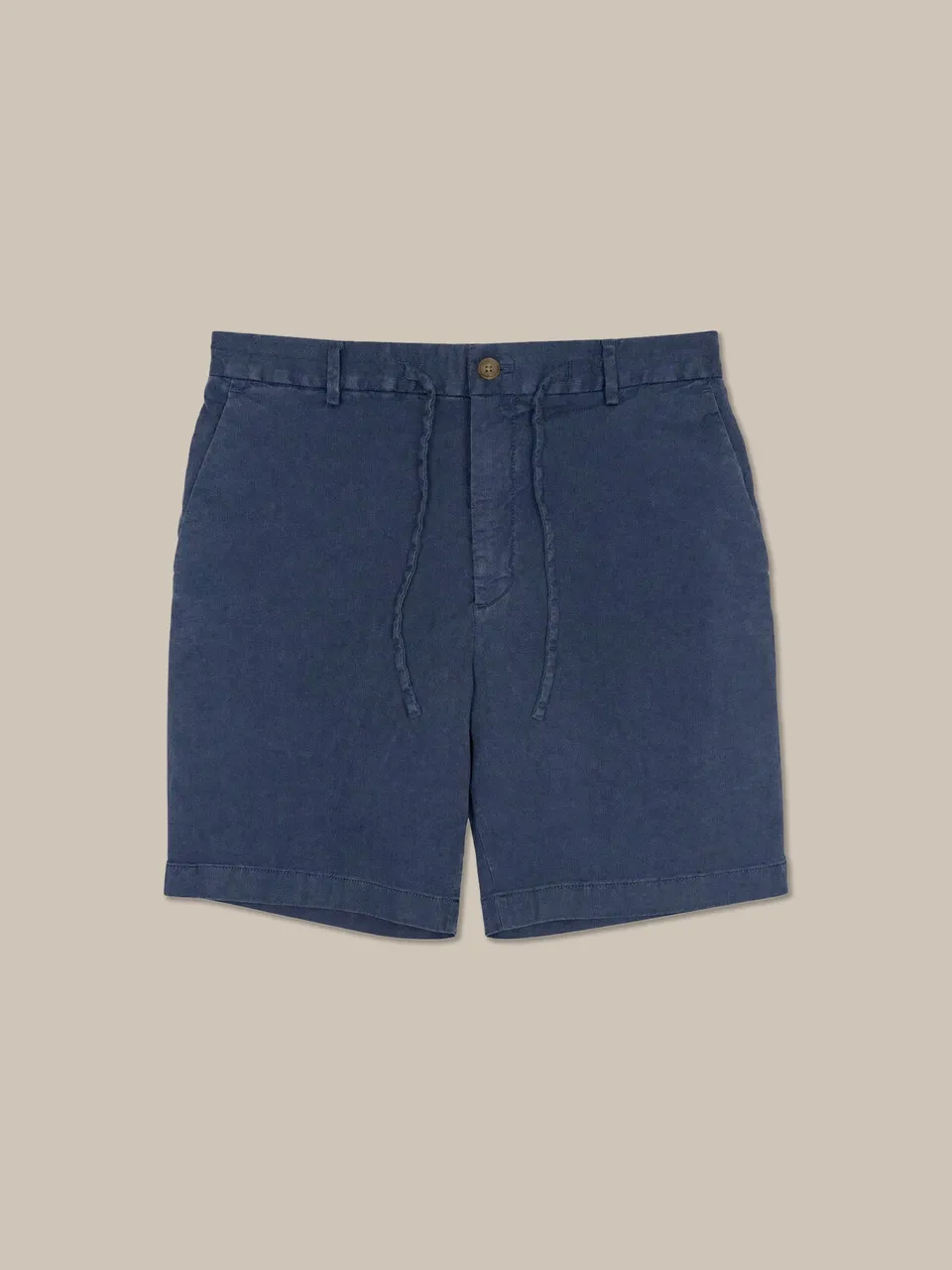 Robert Talbott Stewart Stretch Pantaloncini French Blue lino