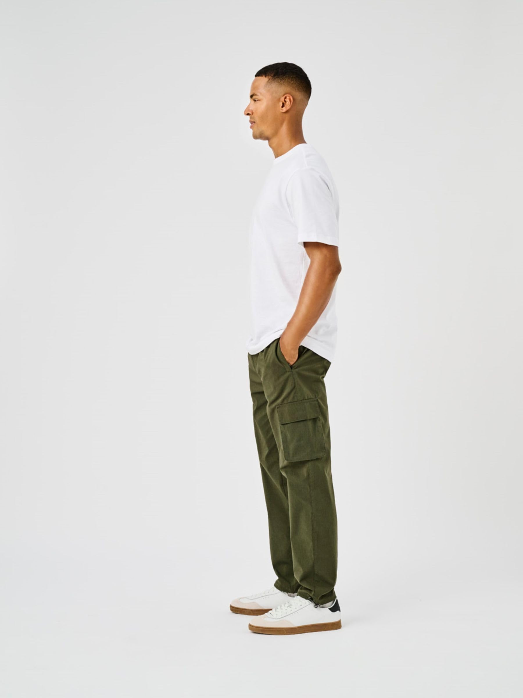 ONLY & SONS Pantaloni Cargo Uomo M nero tasche laterali
