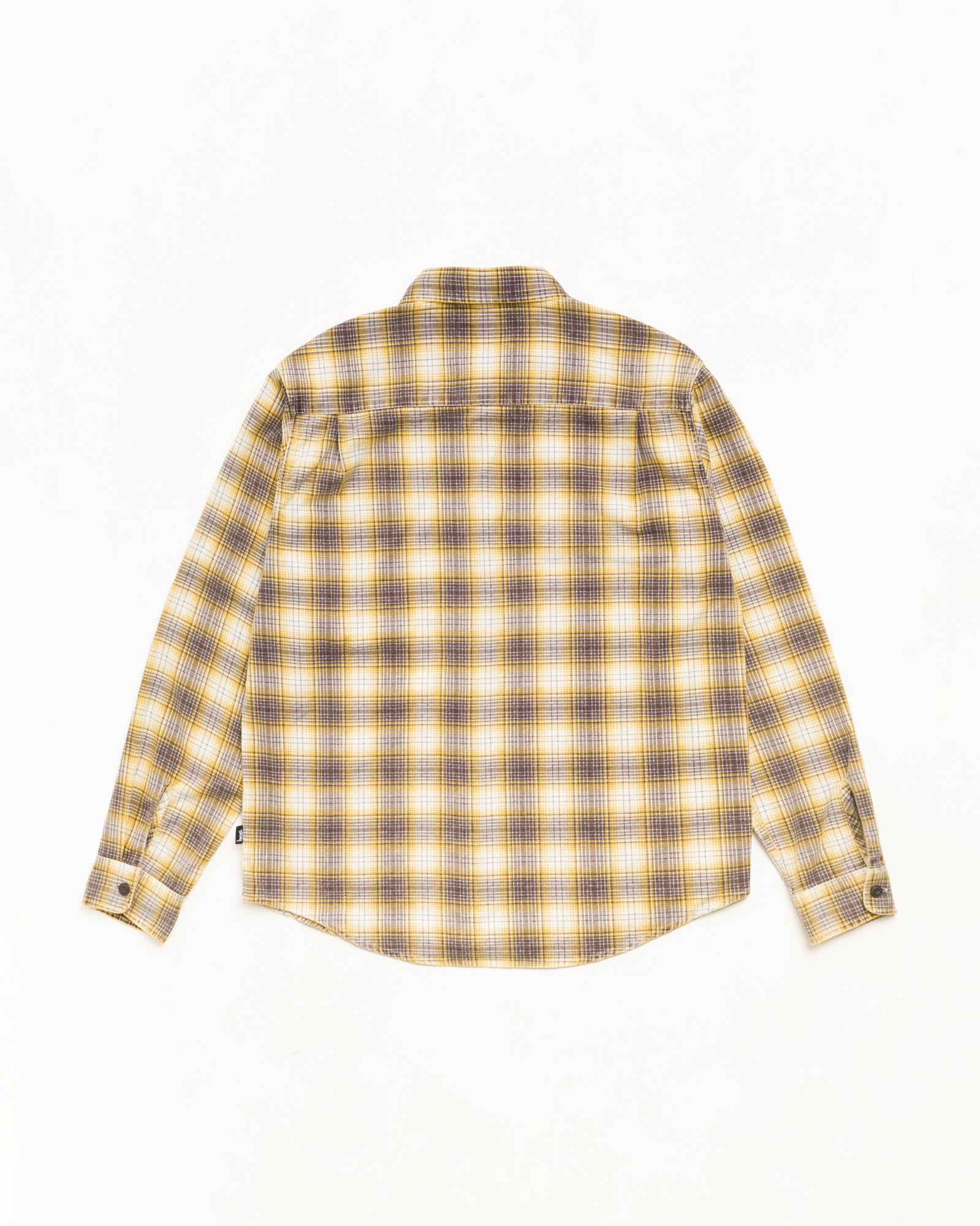 Stussy Dax Printed Shirt camicia oro in flanella