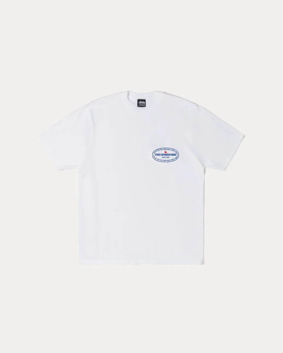 Stussy Authorized Tee maglietta bianca cotone relaxed