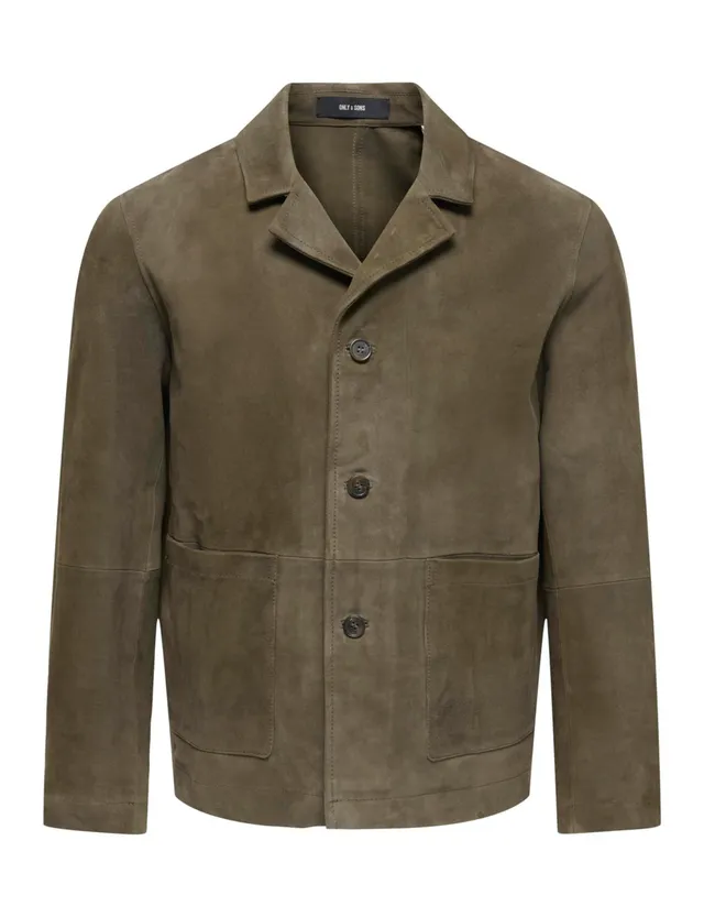 Only & Sons Onsdrew Suede Jacket Giacca Camoscio S