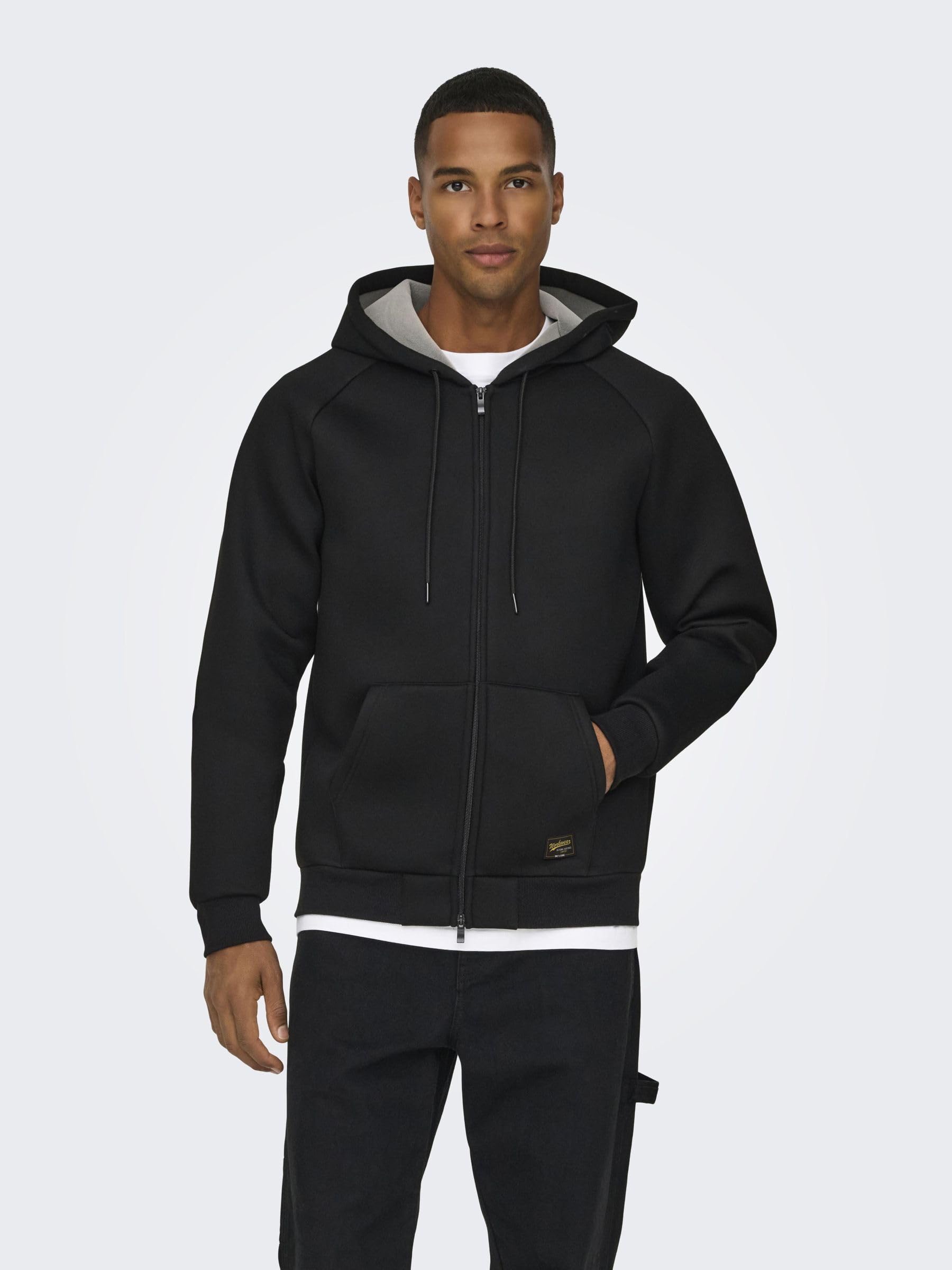 ONLY & SONS Onsbobbey Felpa Uomo Girocollo Cotone