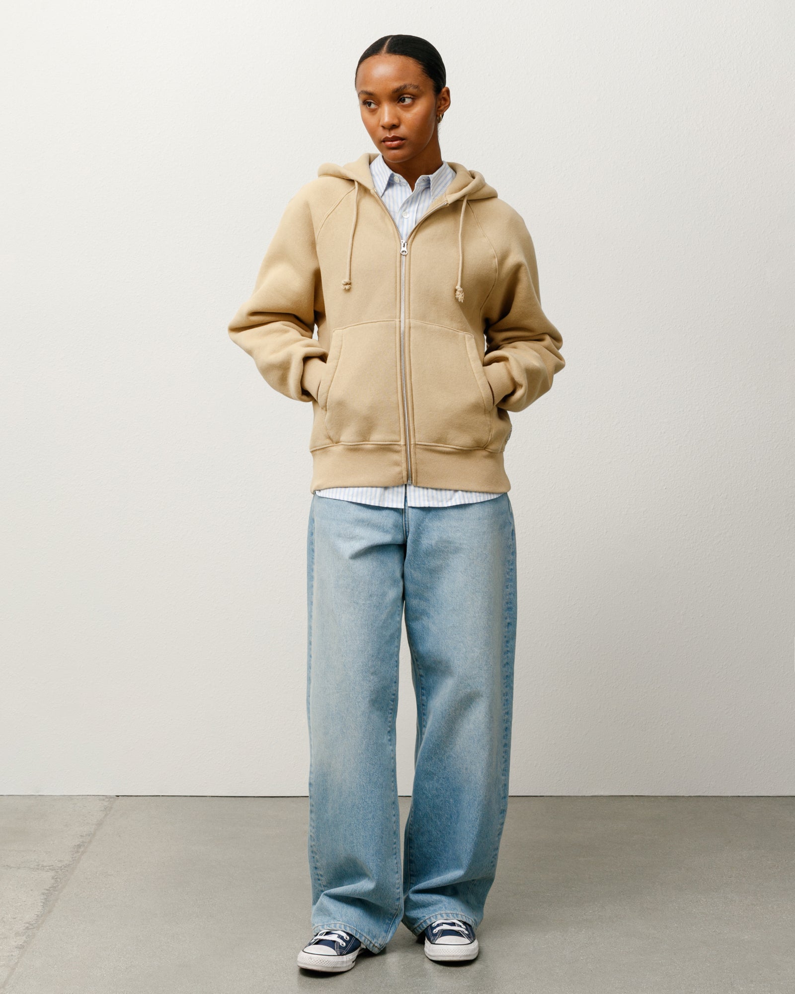 Stussy Relaxed Jean Denim jeans light wash 100% cotone