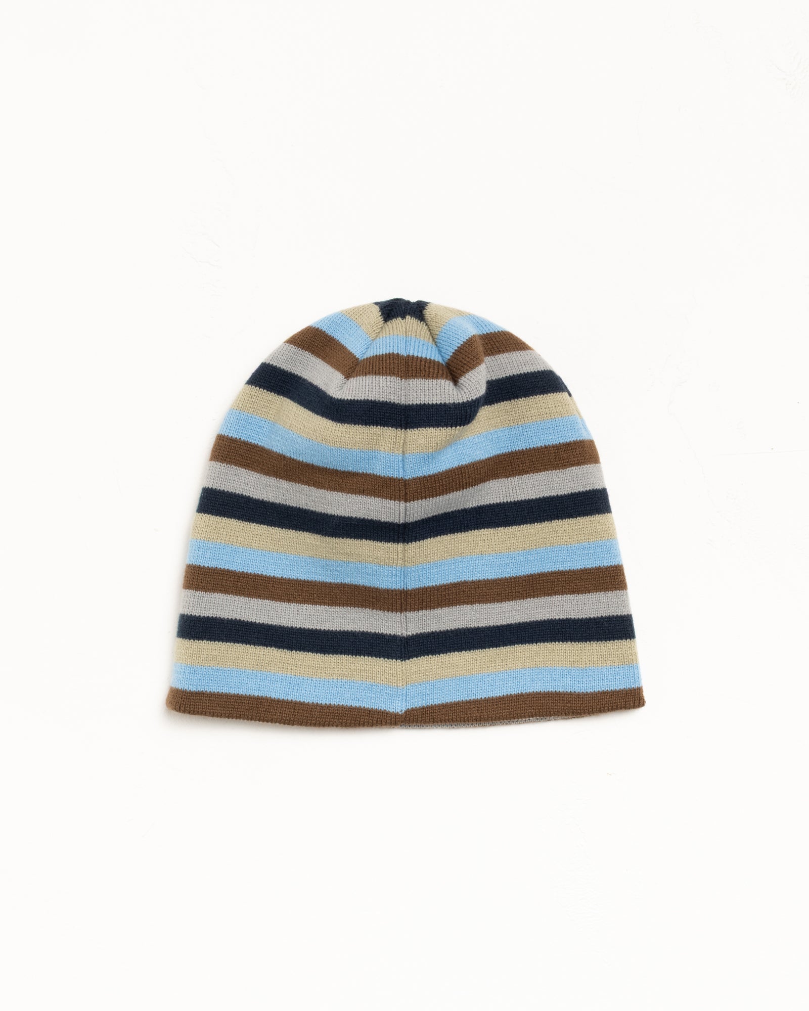 Stussy Headwear Skullcap Smoothstock a righe berretto blu taglia unica