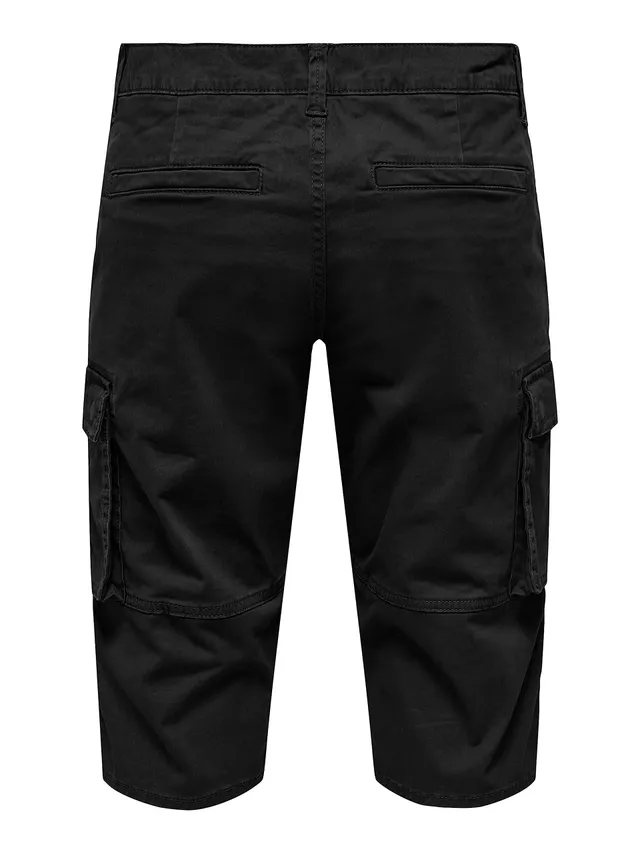 ONLY & SONS Cam Stage Pantaloni Cargo Uomo Nero M Mimetico