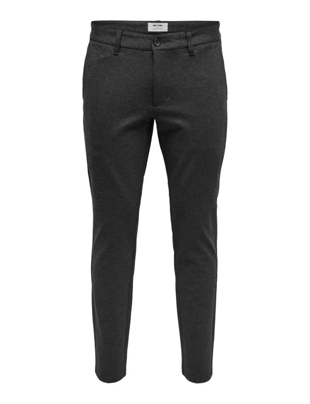 ONLY & SONS Onsmark Slim Pantaloni Uomo 36W/30L Grigio