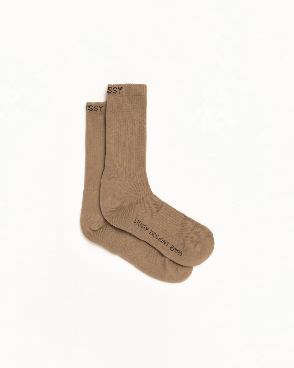 Stussy Athletic Crew Sock calzini cotone kangaroo taglia unica