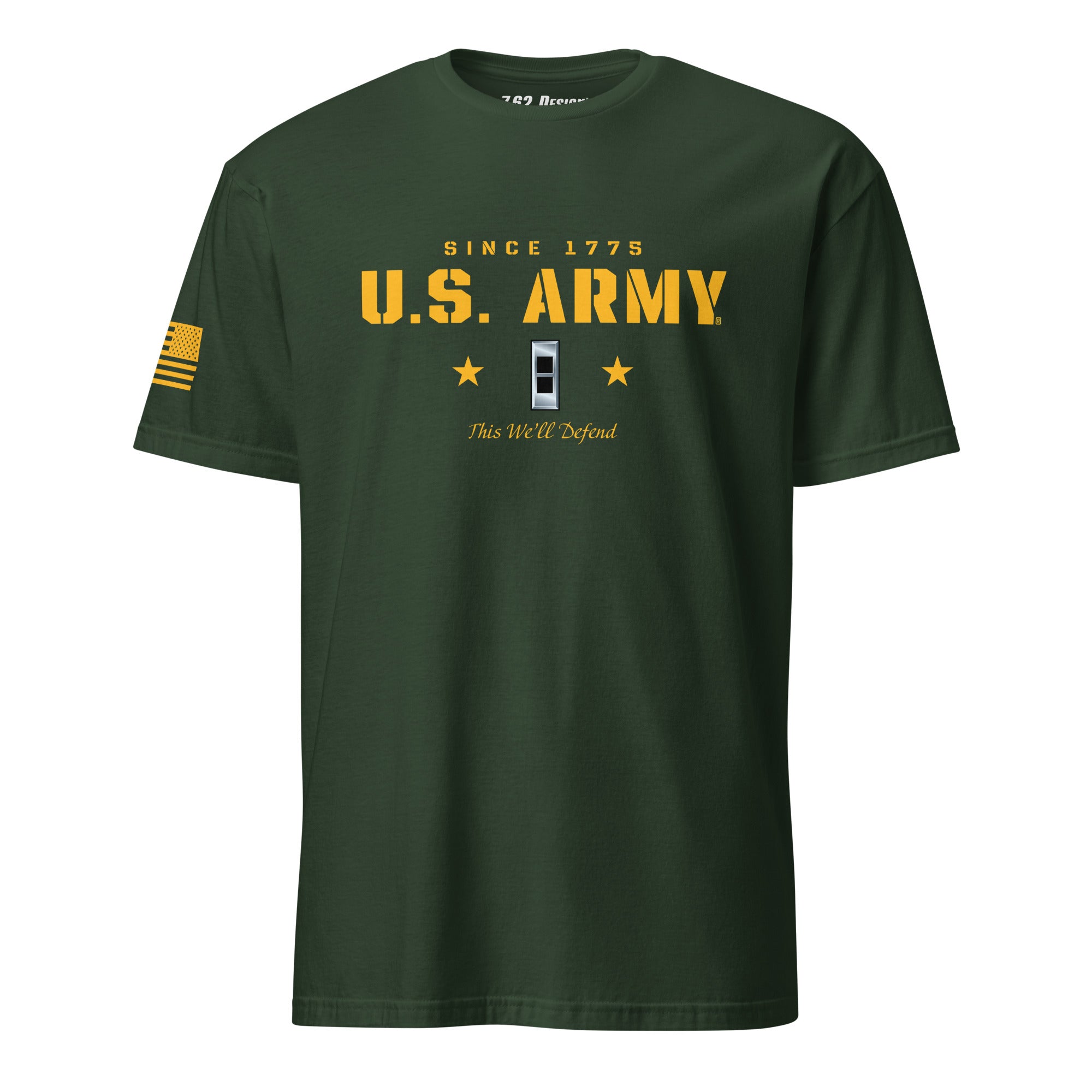 7.62 Design CW2 T-shirt Army Chief Warrant Nera Cotone