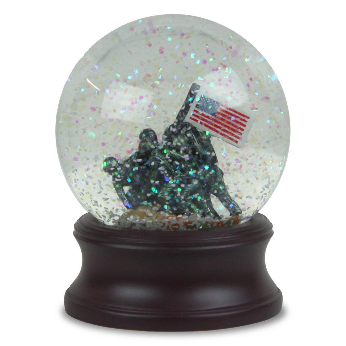 7.62 Design Iwo Jima Mini Snow Globe vetro resina