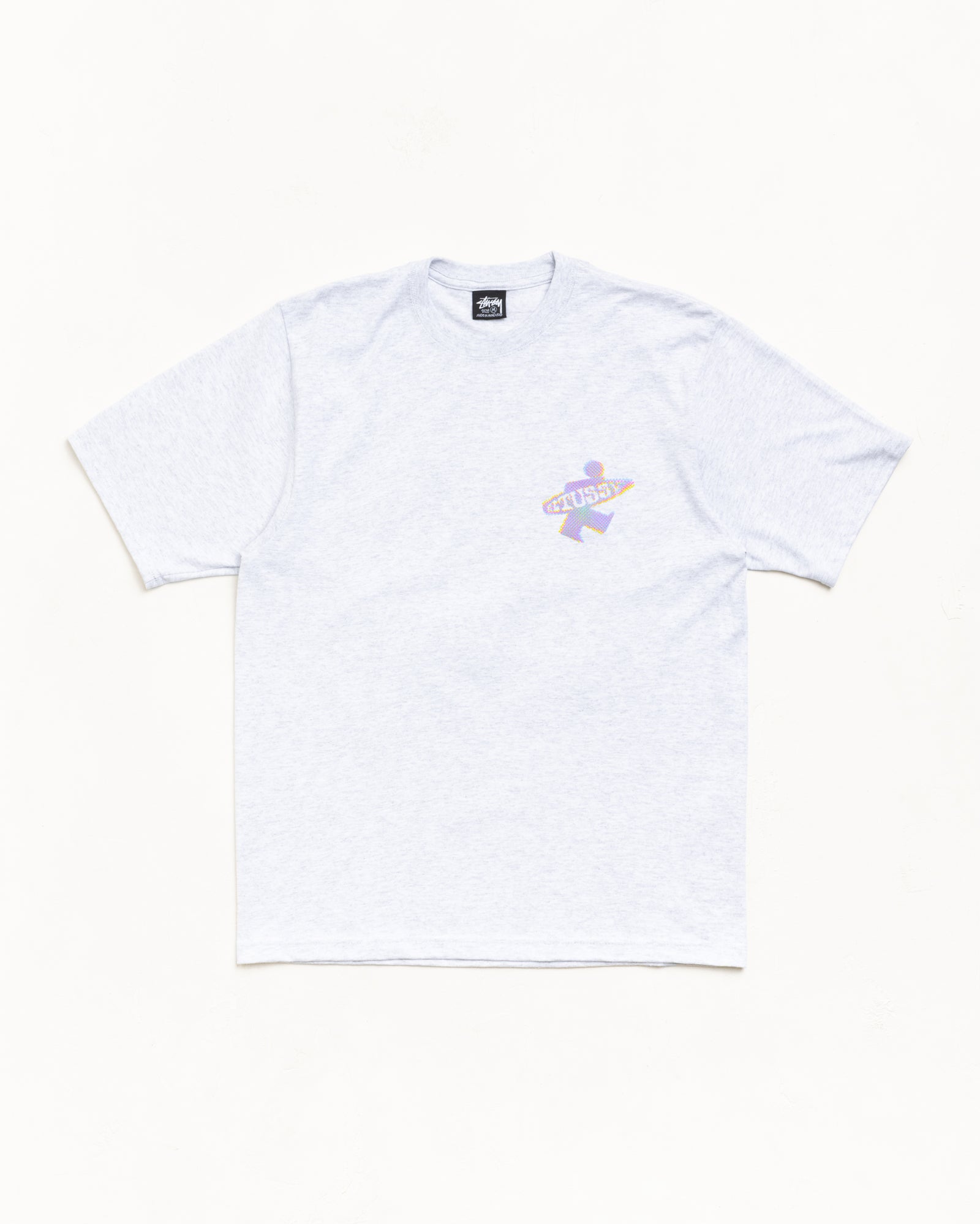 Stussy Tees Dot Surf Puff maglietta grigia XL 220 gsm