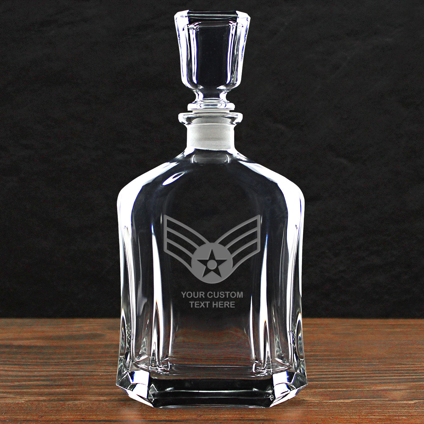 7.62 Design Air Force Logo Decanter Whiskey 702 ml