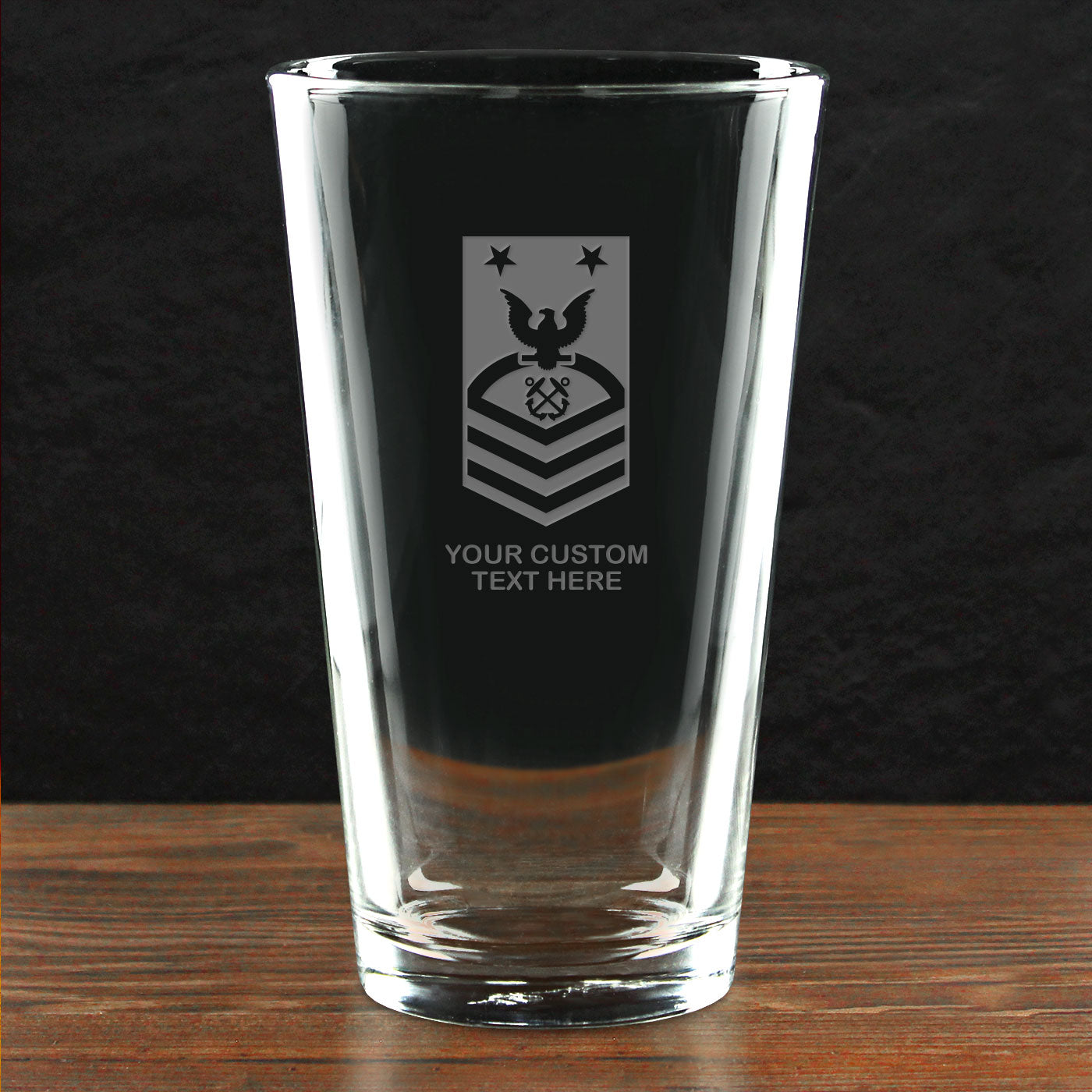 7.62 Design US Navy Eagle Bicchiere Pinta Vetro 16 oz 473 ml