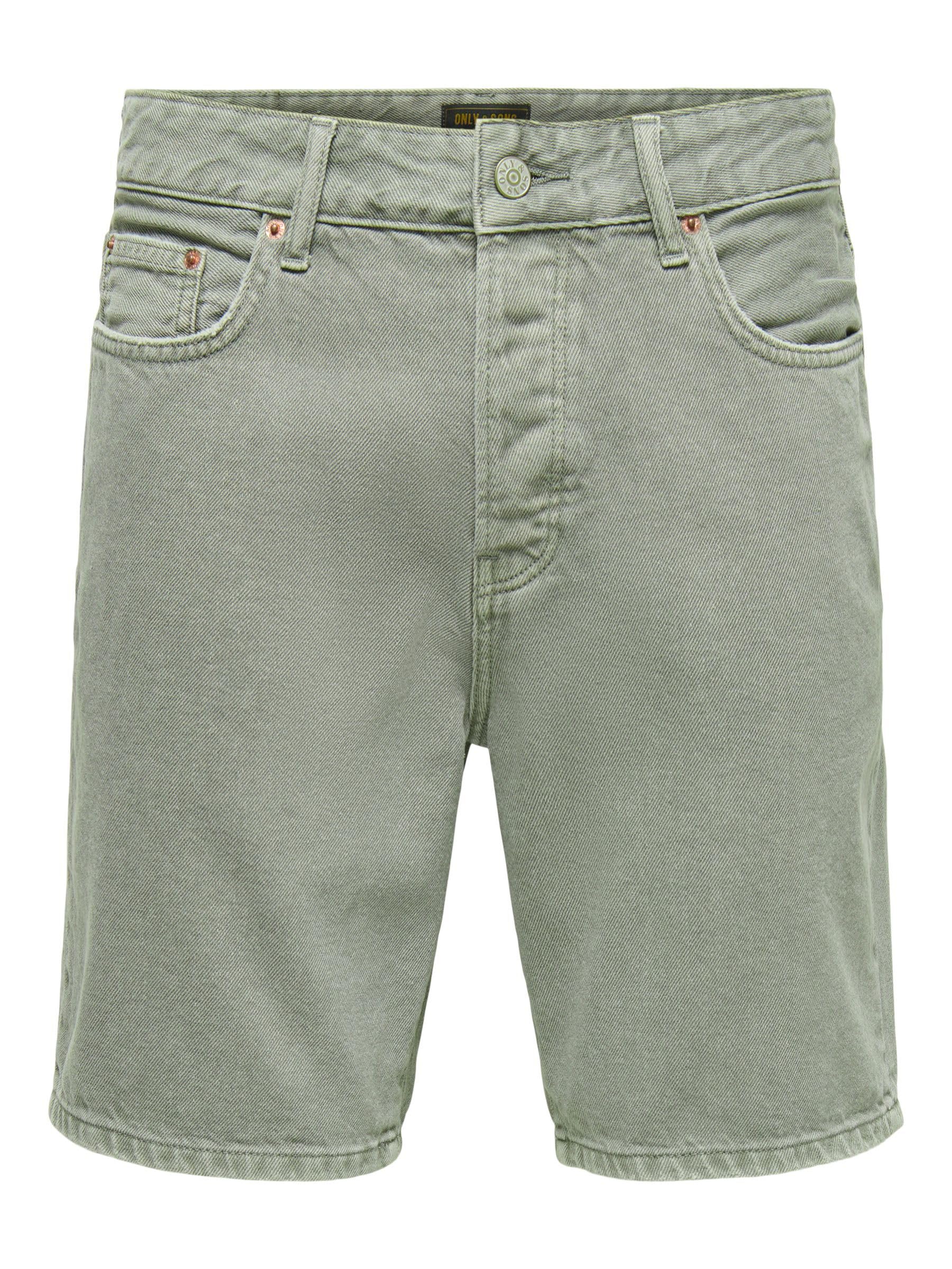 ONLY & SONS Onsedge Straight shorts vita media XL uomo