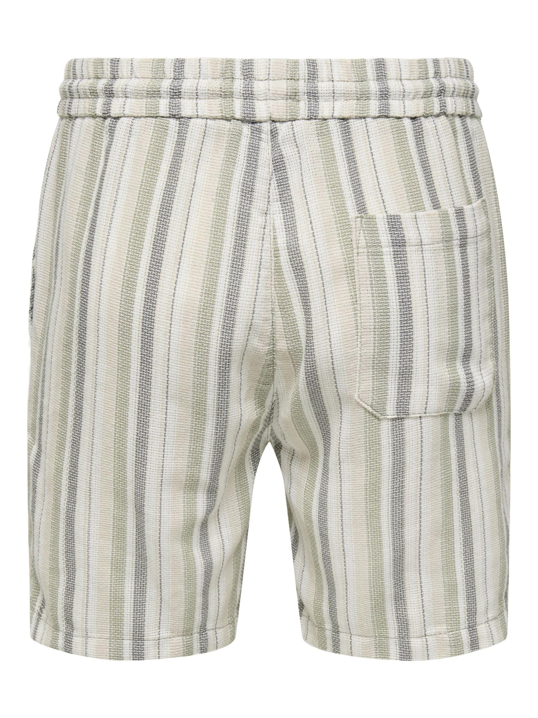 ONLY & SONS Onstrev Regular Fit Shorts Uomo M Vita Media