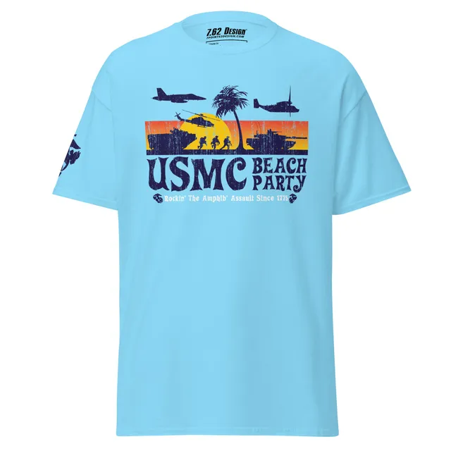 7.62 Design USMC Classic Beach Party maglietta verde militare