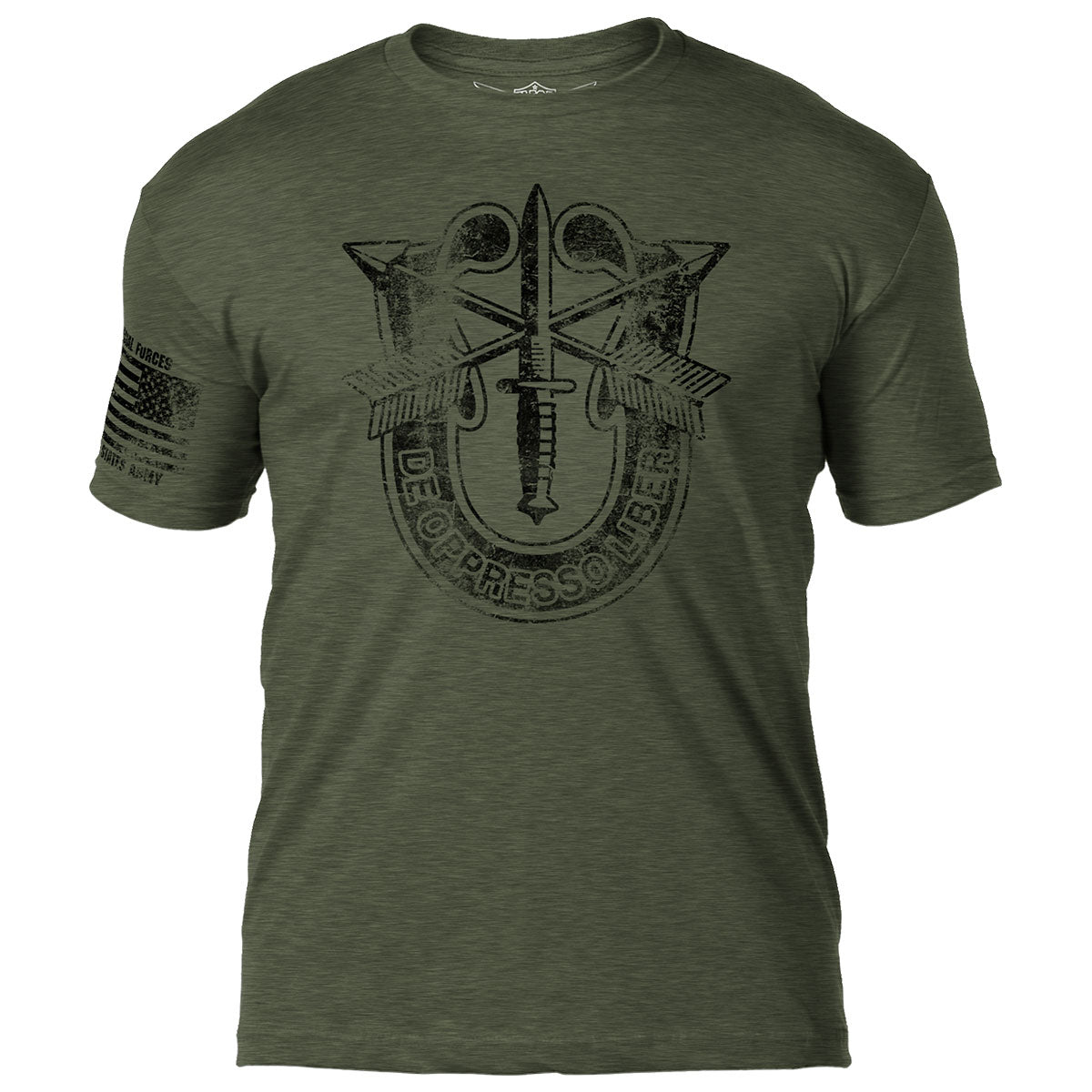 7.62 Design Battlespace maglietta uomo verde misto cotone