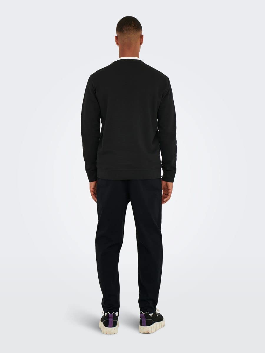 Only & Sons Felpa Uomo Girocollo Regular Cotone