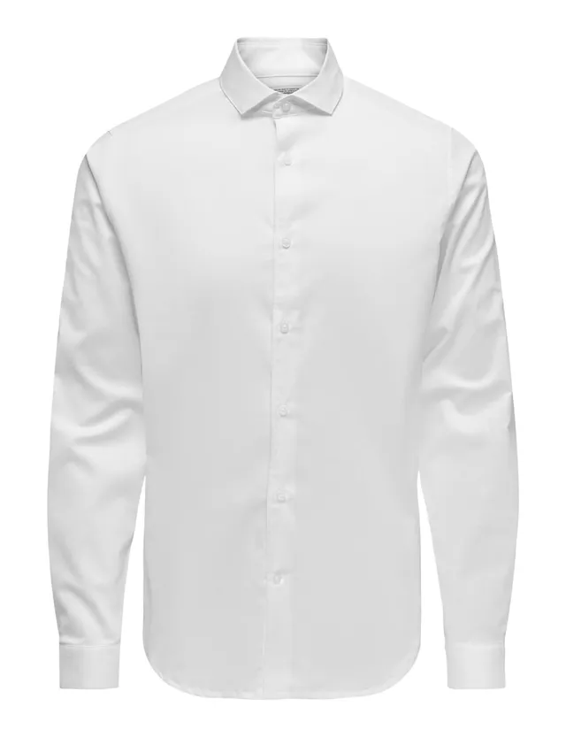 ONLY & SONS Camicie Jordan Shirt Uomo XL bianco cotone