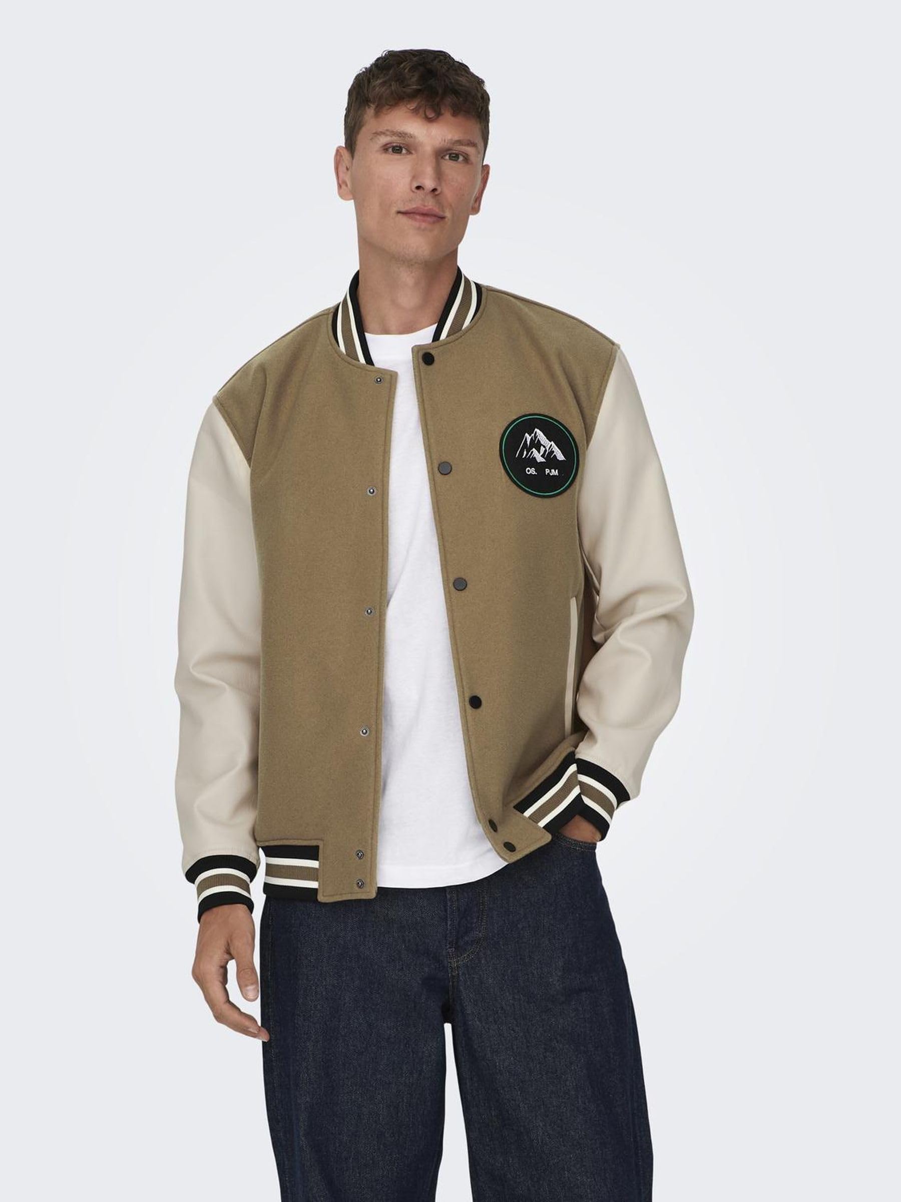 Only & Sons Onsjason bomber jacket giacca uomo college