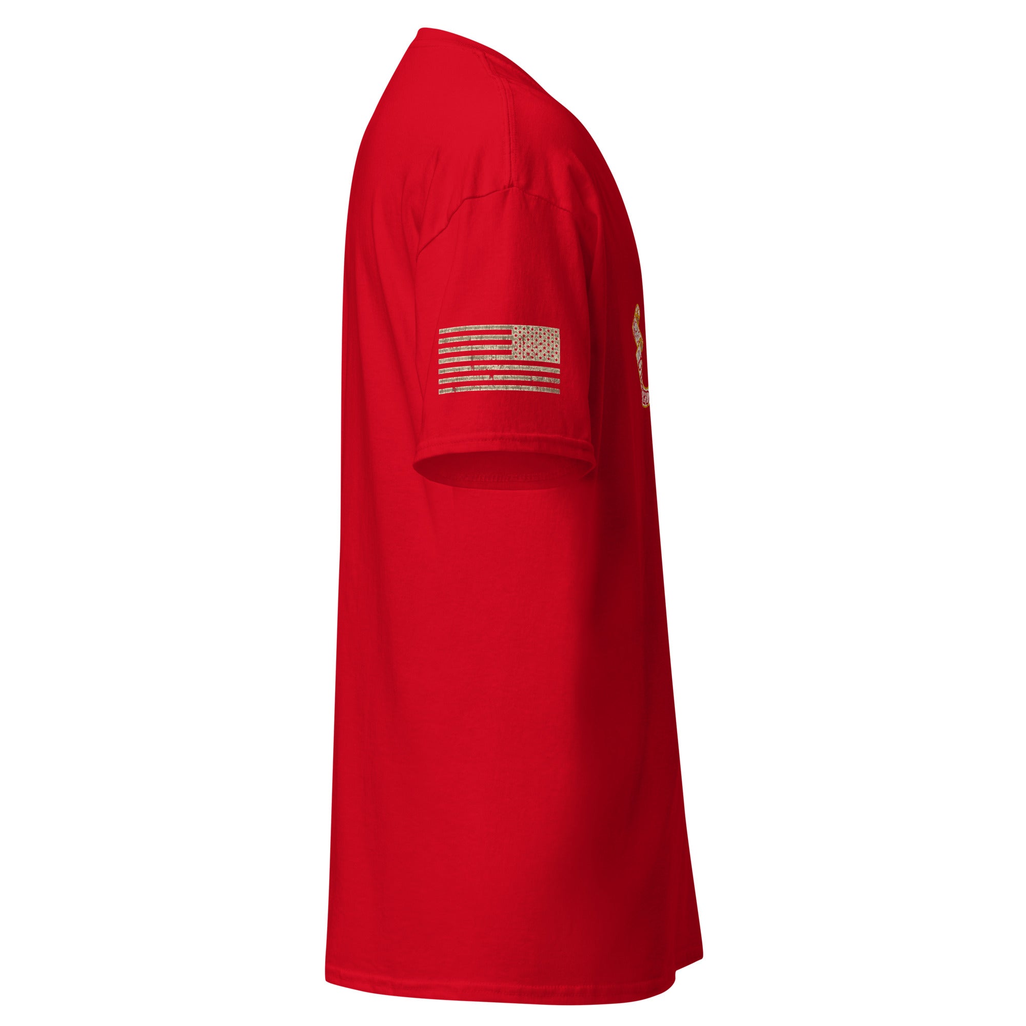 7.62 Design USMC Flag Maglietta Uomo Rossa Cotone Taglia L