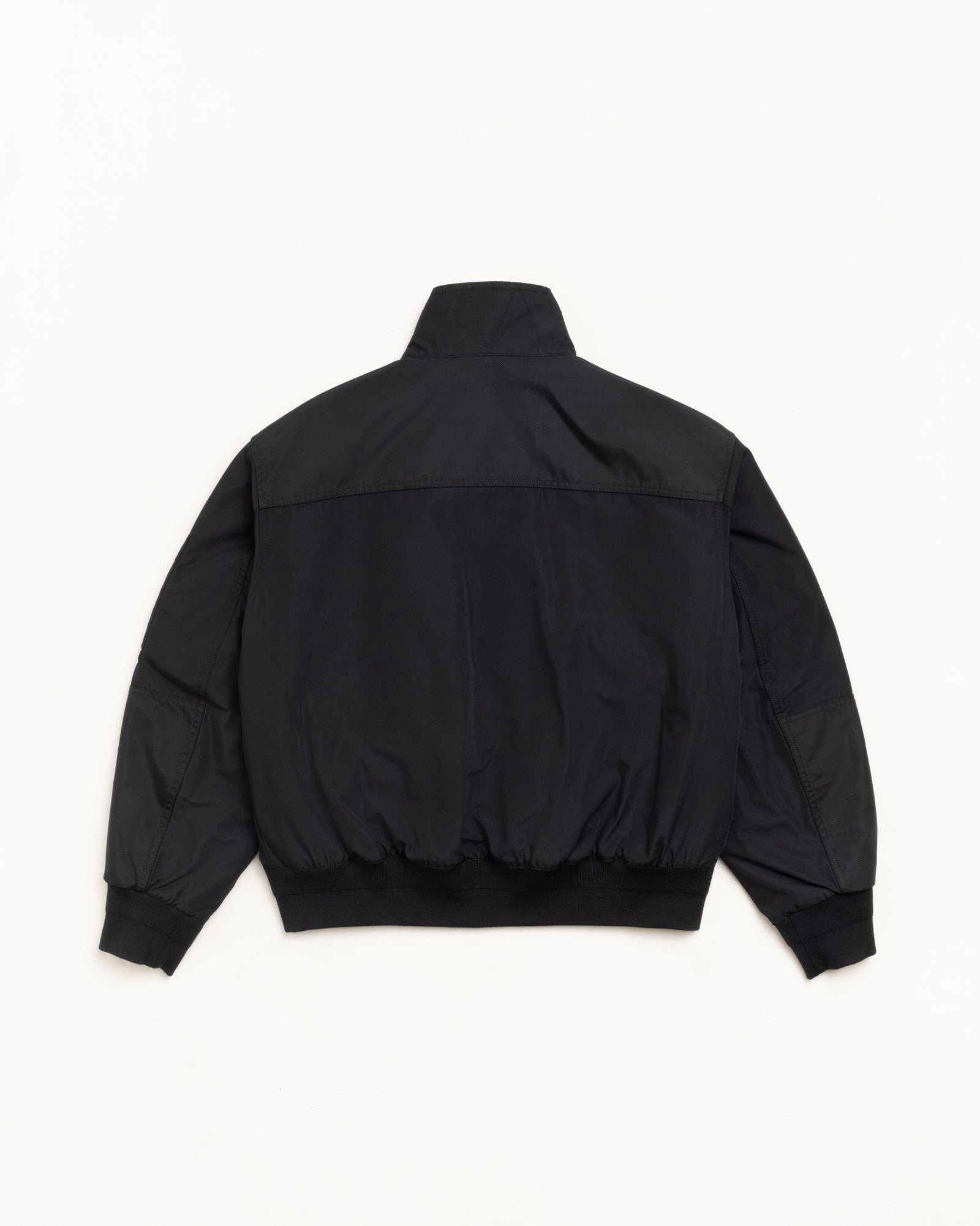 Stussy Outerwear Mock Neck Flight Bomber giacca Black
