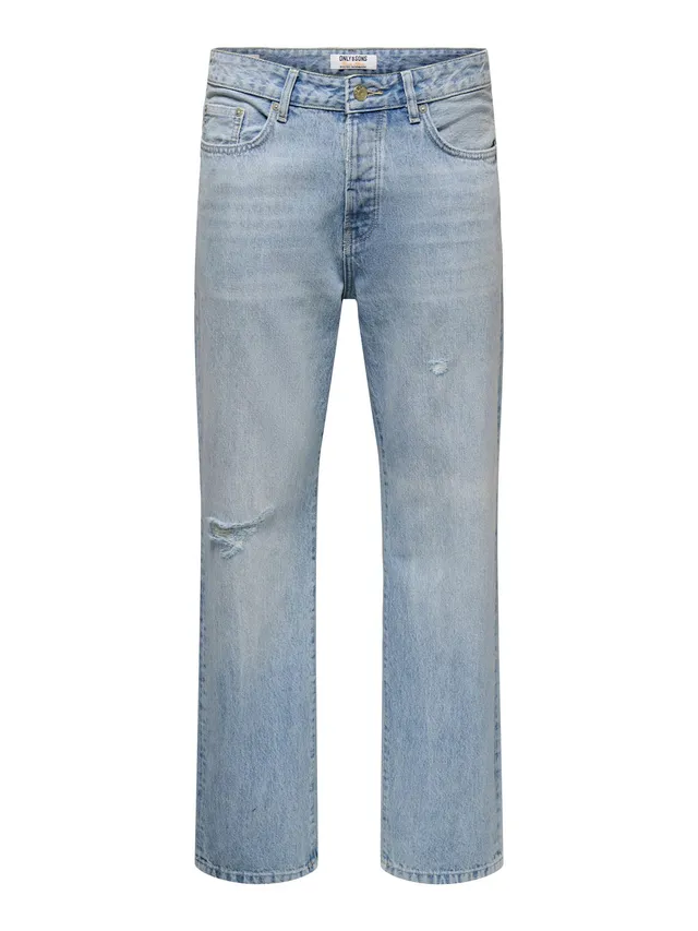 Only & Sons Onsedge Straight Jeans Uomo 32W/32L